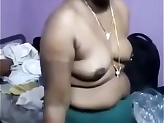 very shy tamil aunty stripping infront of neighbor guy