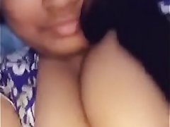 Girl showing her boobs
