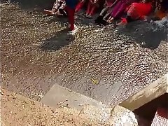 Tamil hot college girls enjoying in waterfalls (wetdress) part: 1